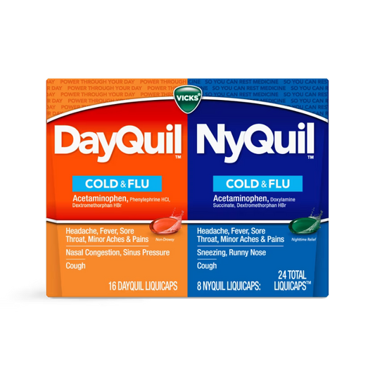 DayQuil/NyQuil Cold & Flu 24 LiquiCaps