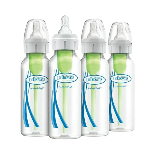 Dr. Brown's Natural Flow® Anti-Colic Options+ Narrow Baby Bottles 4oz (Pack Of 4)
