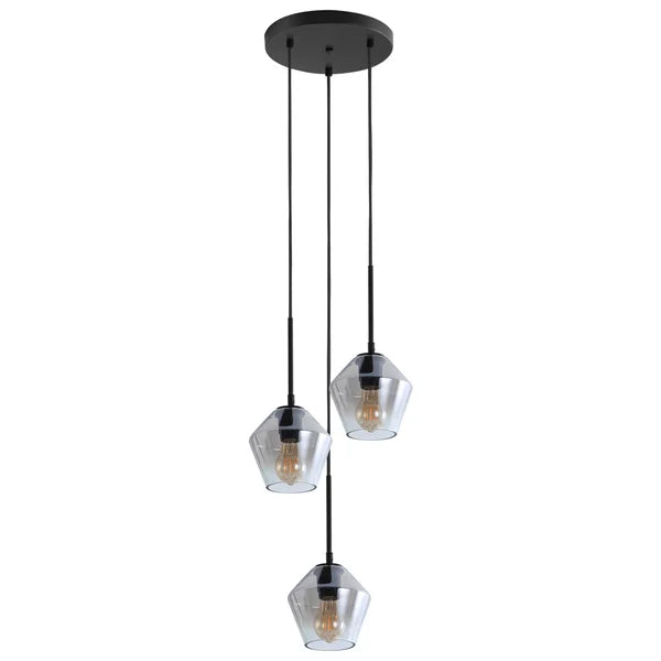 Empire grammercy pendant 3 lights black matte