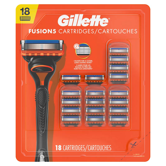 Gillette Fusion5 cartridges pack of 18