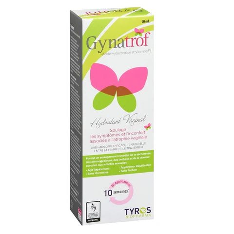 Gynatrof Natural Vaginal Moisturizer, Hyaluronic Acid & Vitamin E