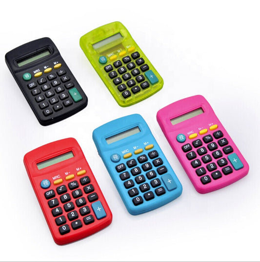 Basic Calculator for Students Kids School Home Office(different colors)