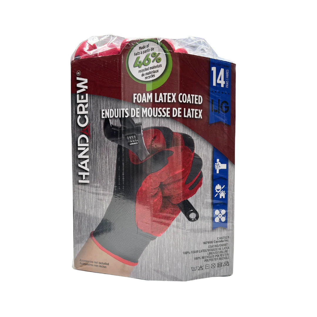 Handcrew Gear Latex Gloves 14 Pairs
