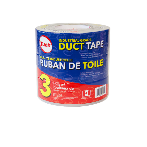 Industrial Grade Duct Tape roll of 3
