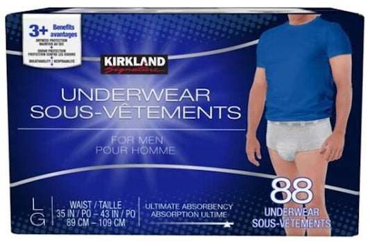 Kirkland Signature Men's Protective Underwear S- XL