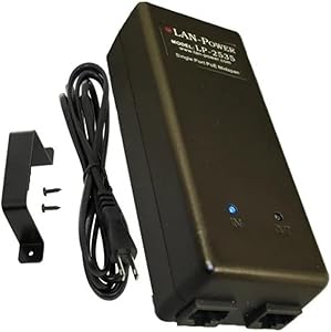 Lan Power Lp-2535   1-port Poe+ Mid Injector 35w