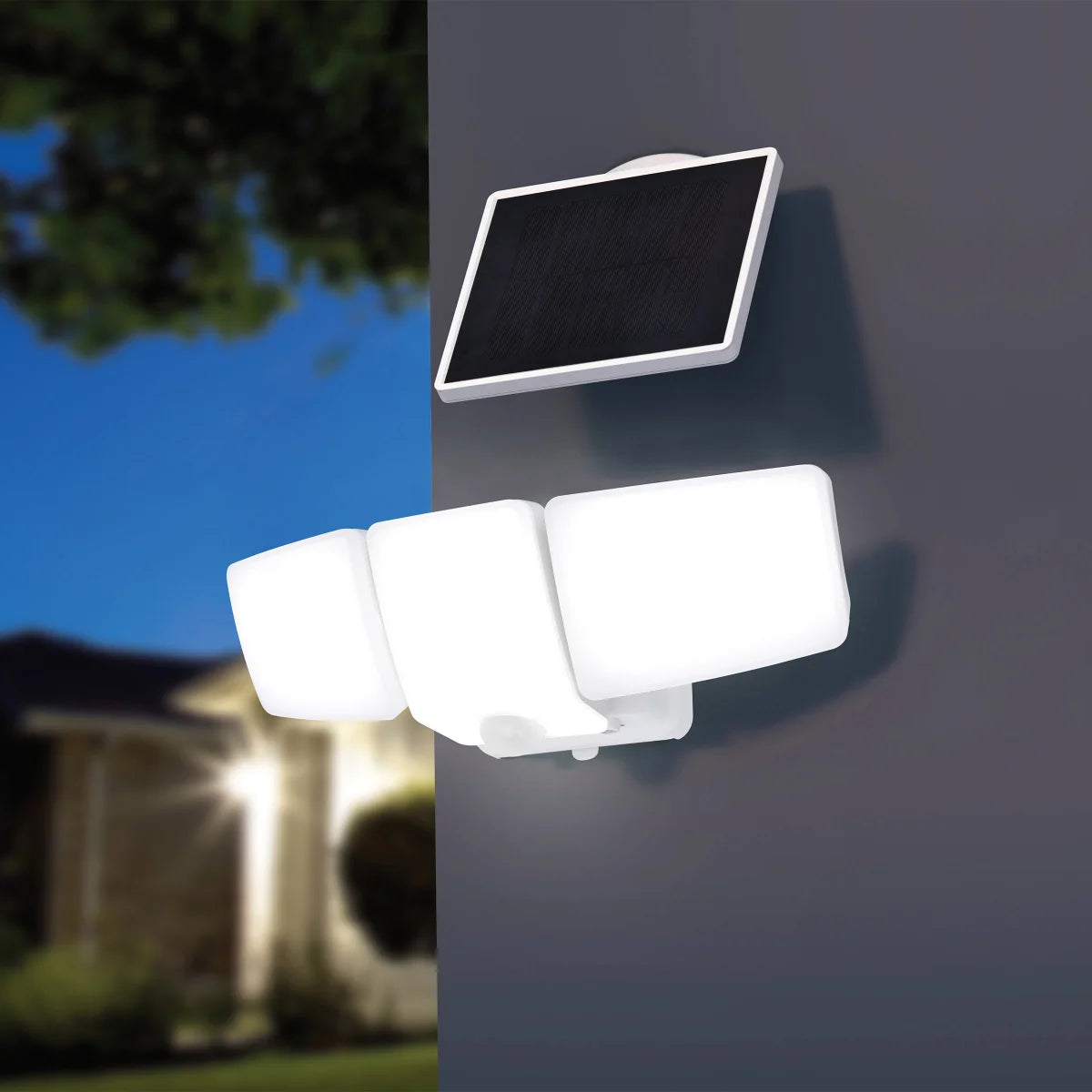 Lutec Solar Security Light Led