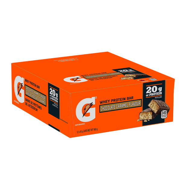 Gatorade 12 Whey Protein Bars:Chocolate Caramel