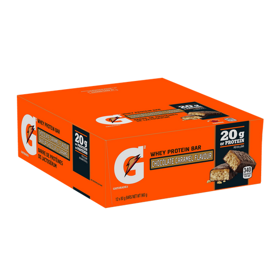 Gatorade 12 Whey Protein Bars:Chocolate Caramel