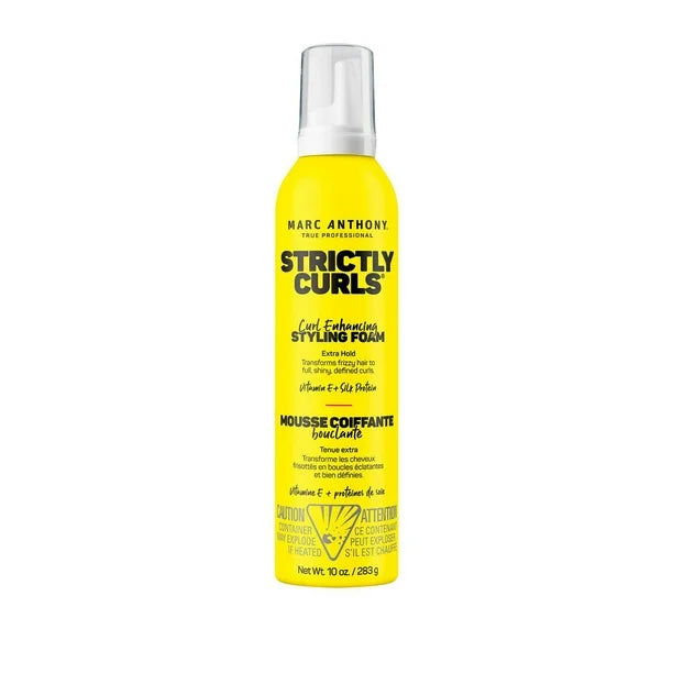 Marc Anthony Strictly Curls Curl Enhancing Extra Hold Styling Foam, 300 ml