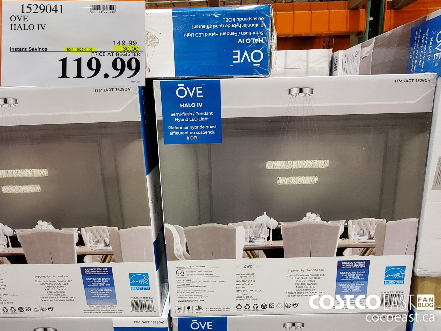 Ove Halo Iv Pendant Hybrid Led Light