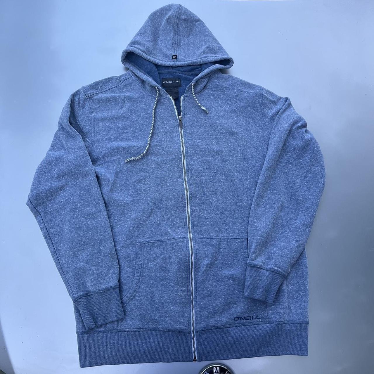 O'Neill Men's Grey and Blue Hoodie