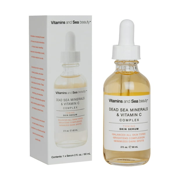 Vitamins and Sea Beauty Dead Sea Minerals and Vitamin C Toning Skin Serum 60 mL