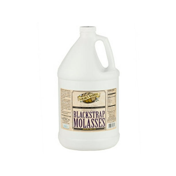 Golden Barrel Bulk Unsulfured Black Strap Molasses, 1 Gallon Jug