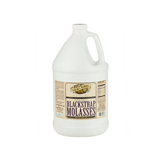 Golden Barrel Bulk Unsulfured Black Strap Molasses, 1 Gallon Jug