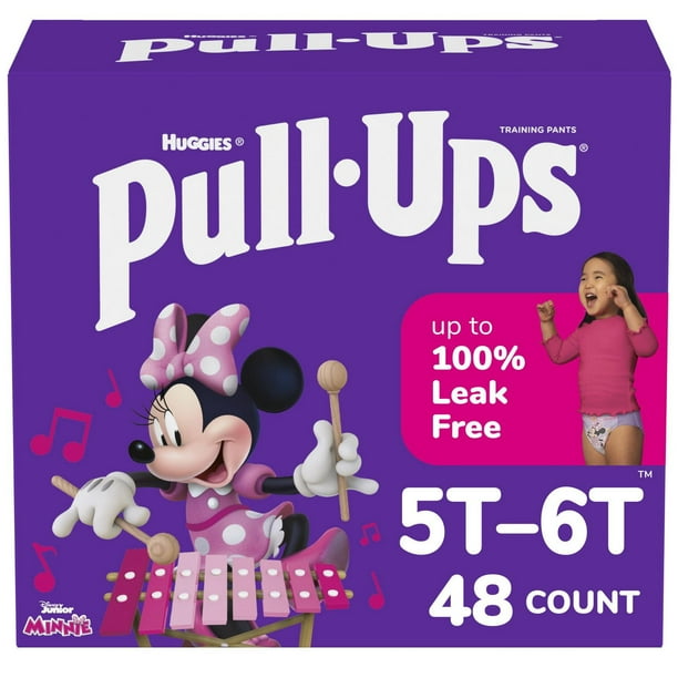 Pull-Ups Girls' Potty Training Pants, Size: 5T - 6T ,48 ct