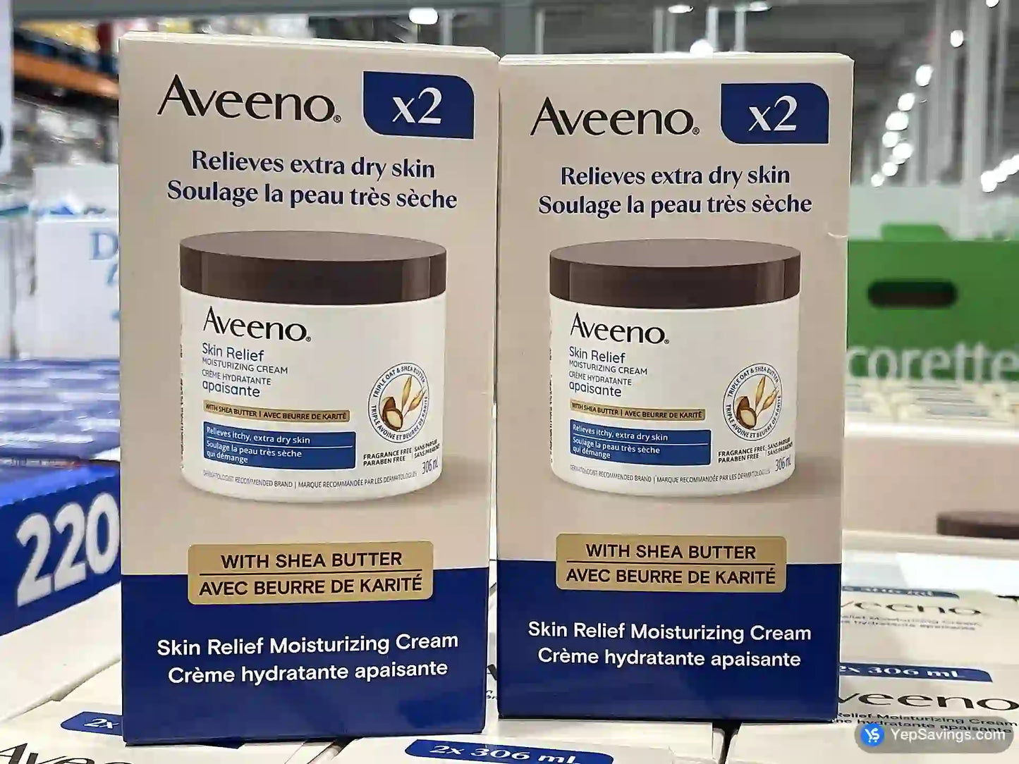 AVEENO SKIN RELIEF CREAM 2 x 306 mL