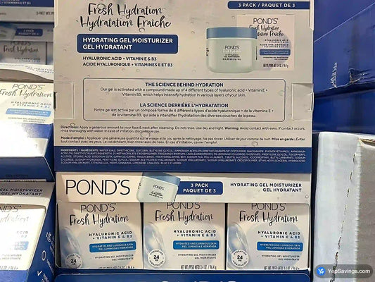 COSTCO PONDS HYDRATING GEL 3 x 96.4 g