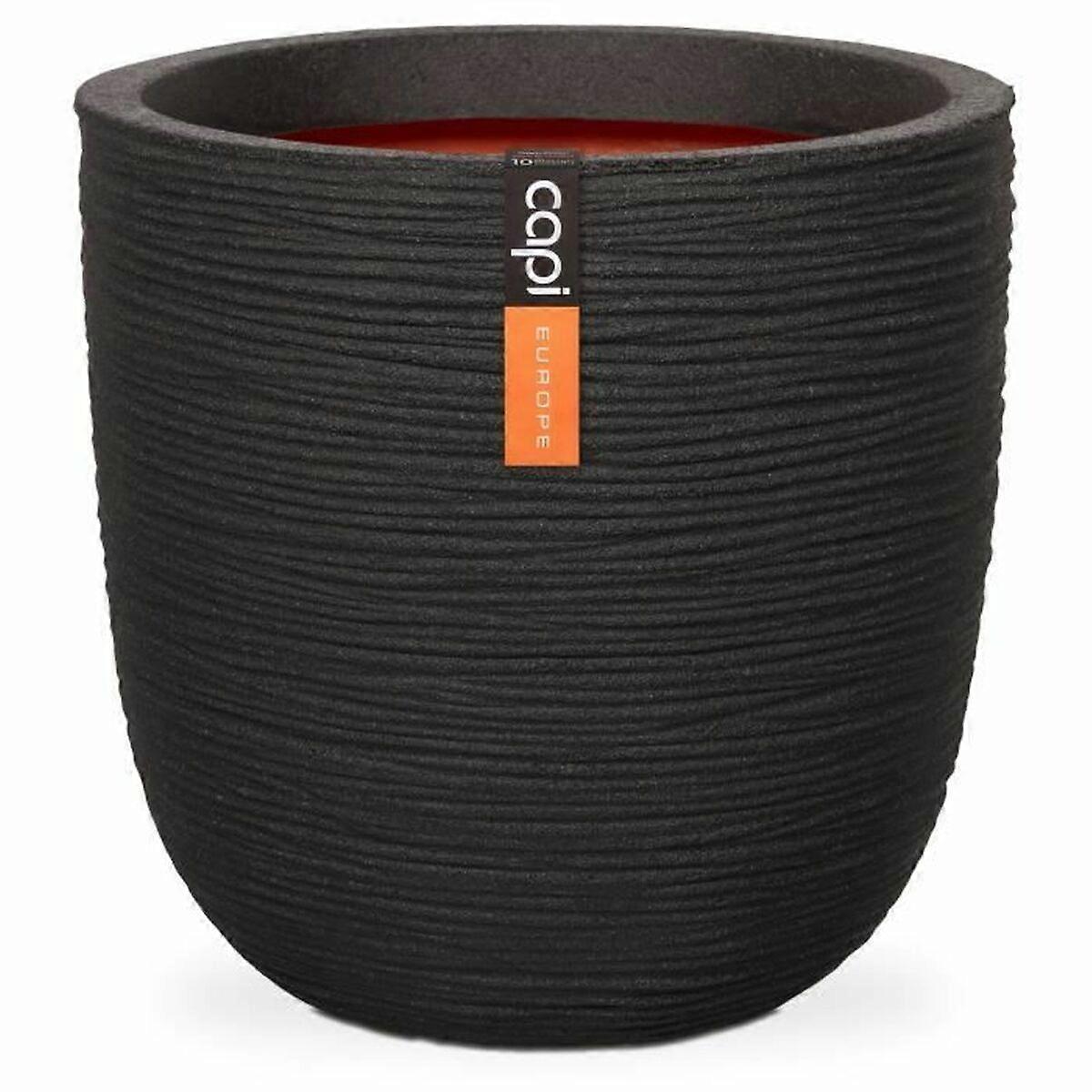 Capi Ball Rib Planter – Ivory or black