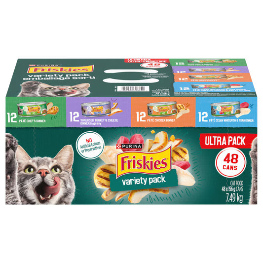 Purina Friskies Wet Cat Food 48 X 156 G