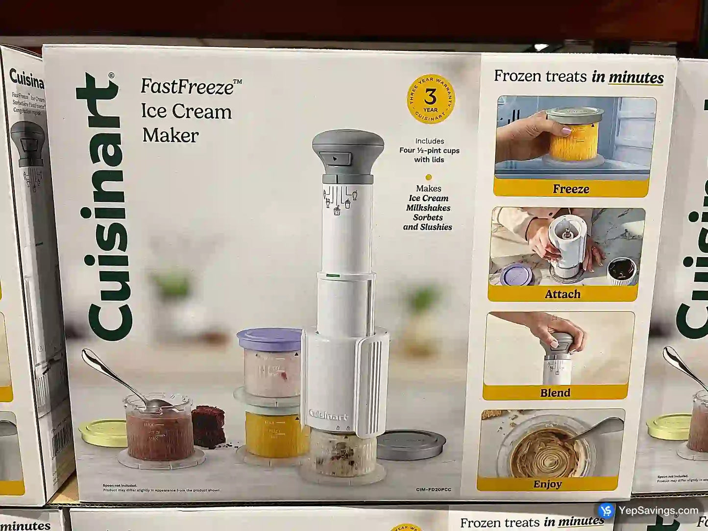 CUISINART FASTFREEZE ICE CREAM MAKER
