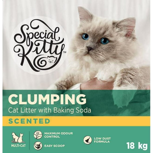 Special Kitty Clumping Cat Litter with Baking Soda 18 kg