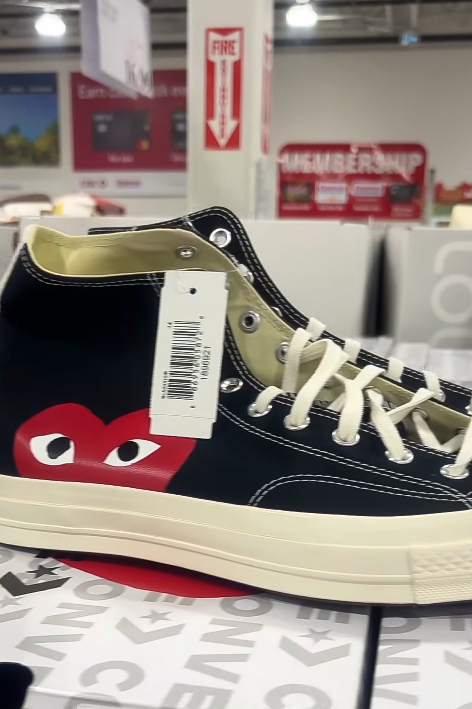 Converse X Comme des Garçons PLAY size 12