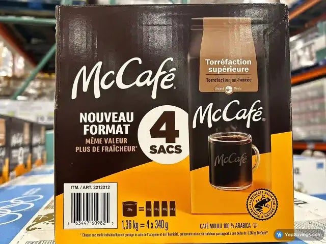 Mccafe Premium Roast Coffee 4 X 340 G