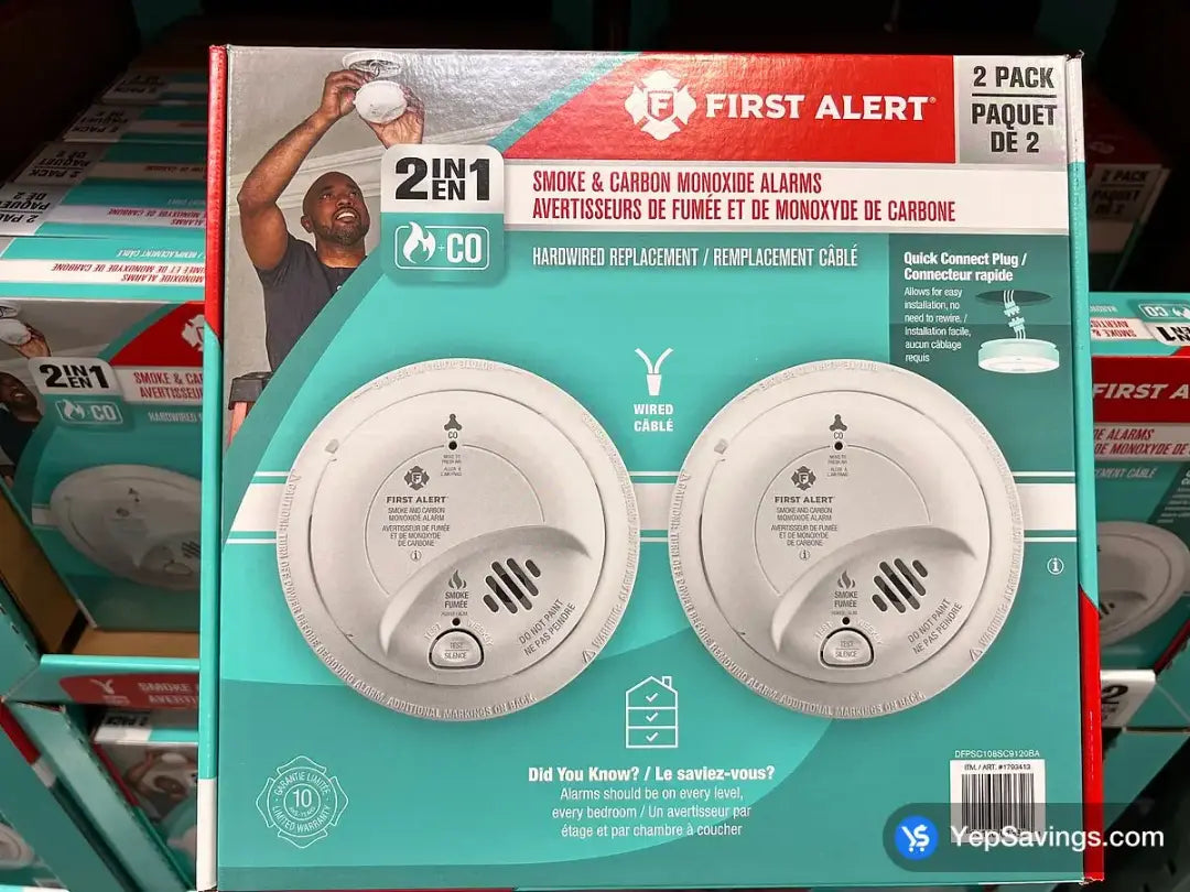 FIRST ALERT SMOKE & CO COMBO ALARM