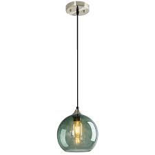 Glass Globe Pendant Lighting Fixtures for Kitchen Island