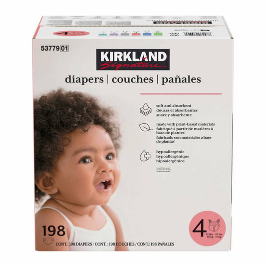 Kirkland Signature Disposable Diapers - Size 4