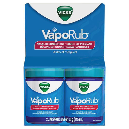 Vicks VapoRub Topical Ointment 2 x 115ml