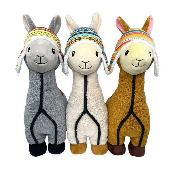 Think Dog Jumbo Llamas Dog Toy, Assorted Colors