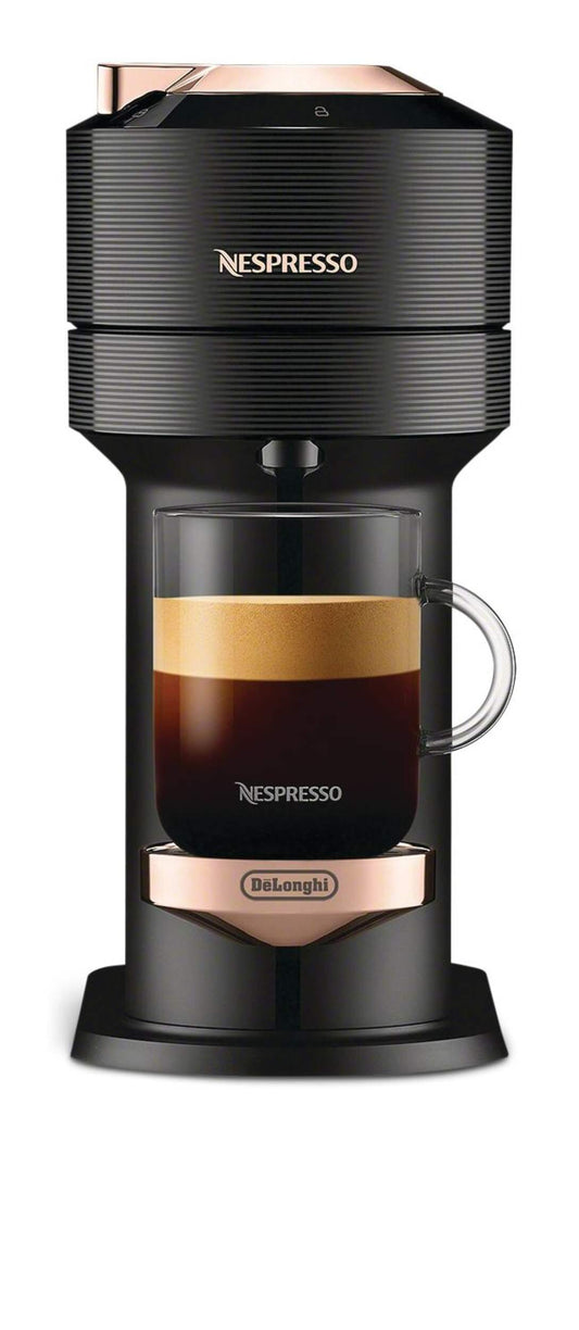 Nespresso Vertuo Next Premium Coffee & Espresso Machine by DeLonghi, Rose Gold/Black