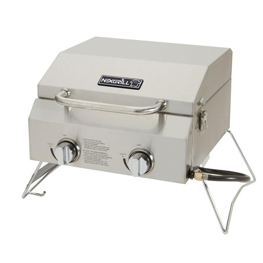 NexGrill 2-Burner Portable Propane Gas Top Grill