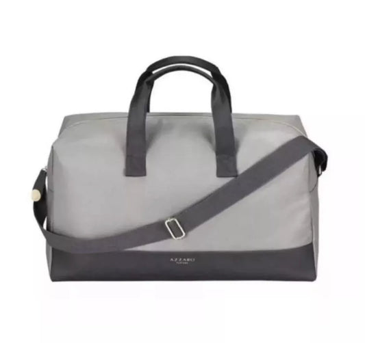 AZZARO Grey Weekend Travel Duffle Bag 100% Recycled Material