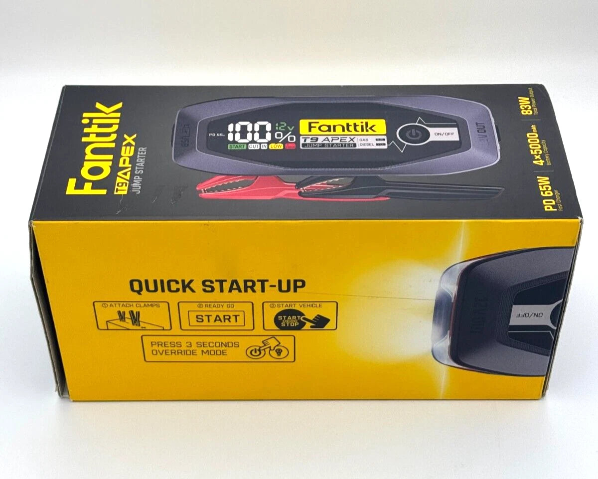 Fanttik T9 Apex Jump Starter 3000 Amps