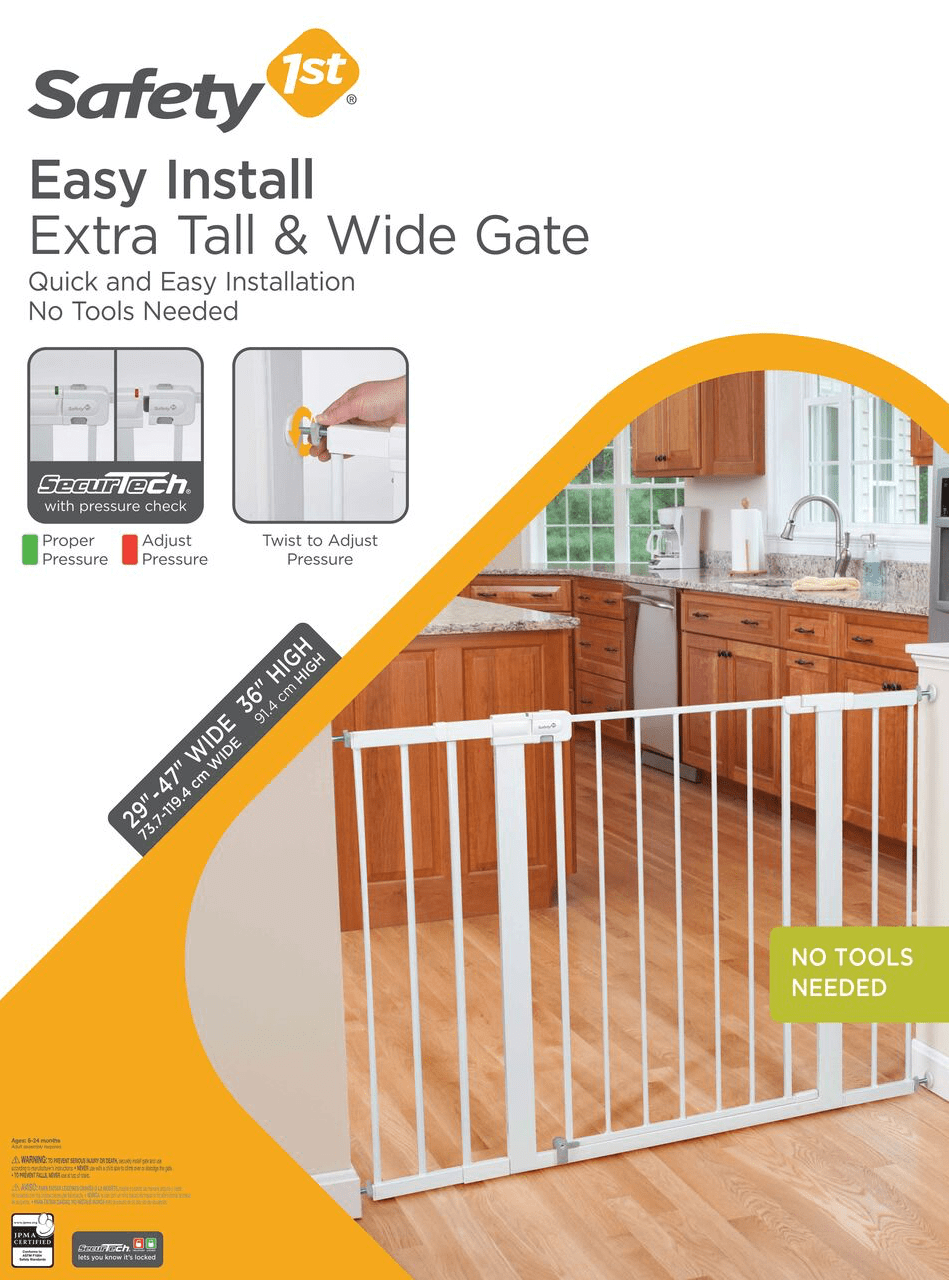 Safety 1st Secure Tech Extra Tall & Wide Gate
