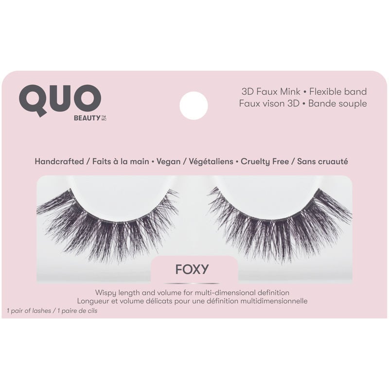 Quo Beauty FOXY, faux mink lashes