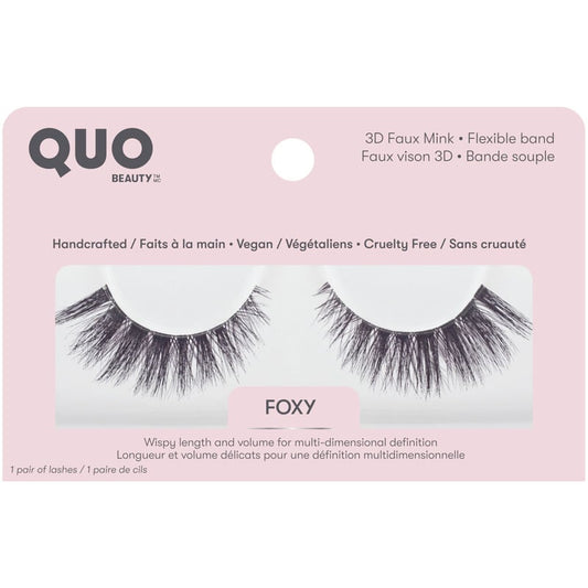 Quo Beauty FOXY, faux mink lashes
